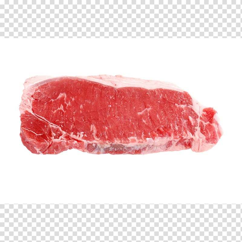 Strip steak Beef Flank steak Sirloin steak, meat transparent background PNG clipart