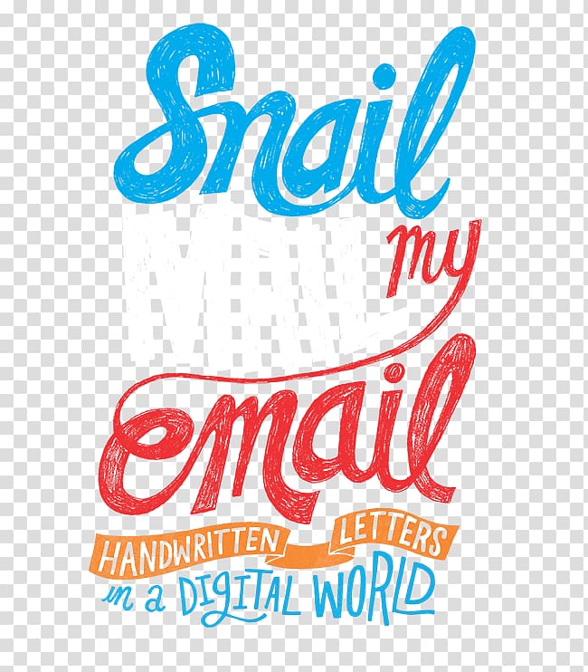 Snail mail Email Mail art Letter Logo, Handwritten letter transparent background PNG clipart