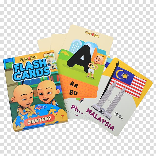 Game Toy plastic Flashcard Product, Upin Ipin transparent background PNG clipart