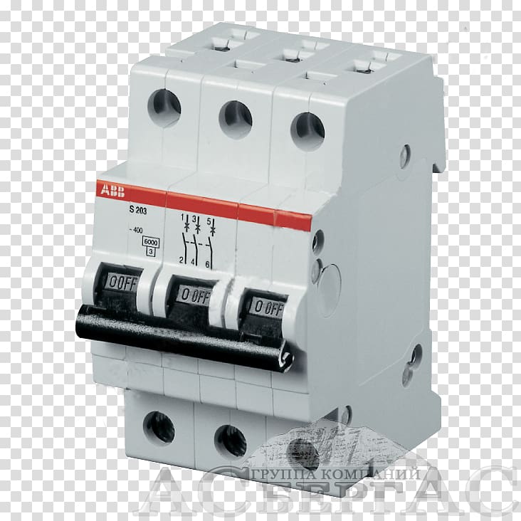 Circuit breaker ABB Group Distribution board Disjoncteur à haute tension Residual-current device, others transparent background PNG clipart