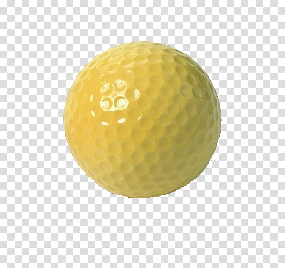 Golf ball Yellow Pattern, Yellow baseball transparent background PNG clipart