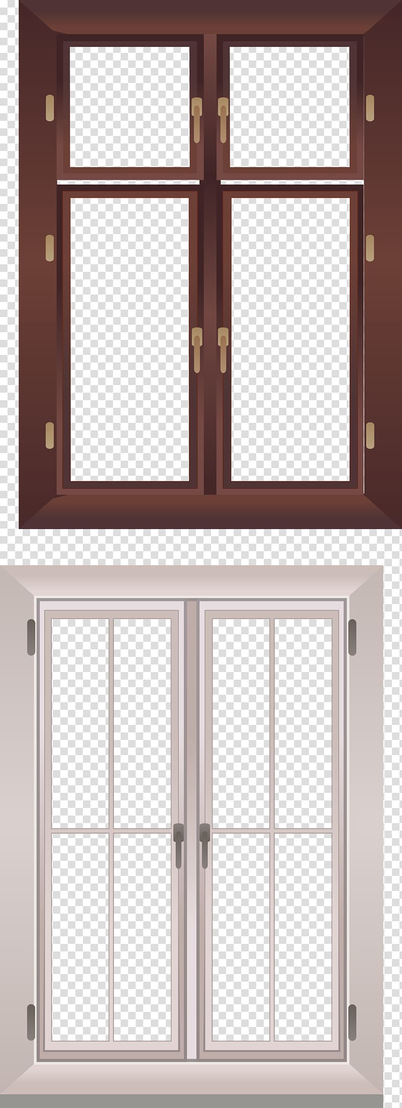 Window Euclidean Door, Wood windows and doors transparent background PNG clipart