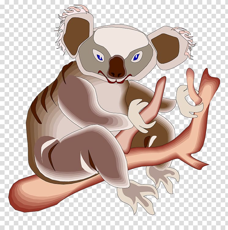 Baby Koala Bear , Cartoon Wombat transparent background PNG clipart