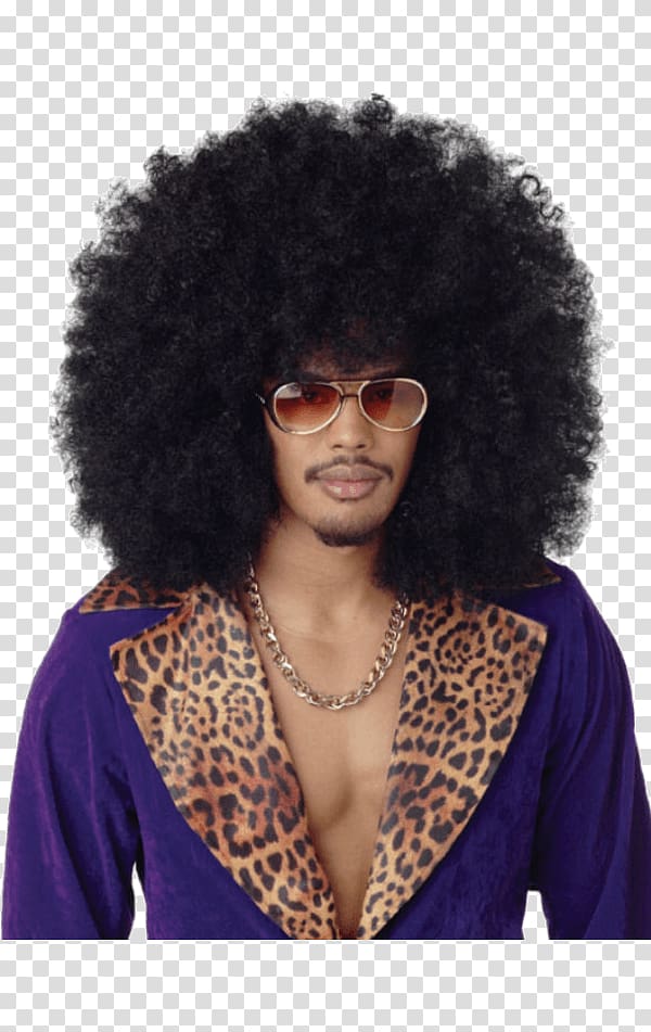 Afro Wig Hairstyle Artificial hair integrations Costume, Afro transparent background PNG clipart