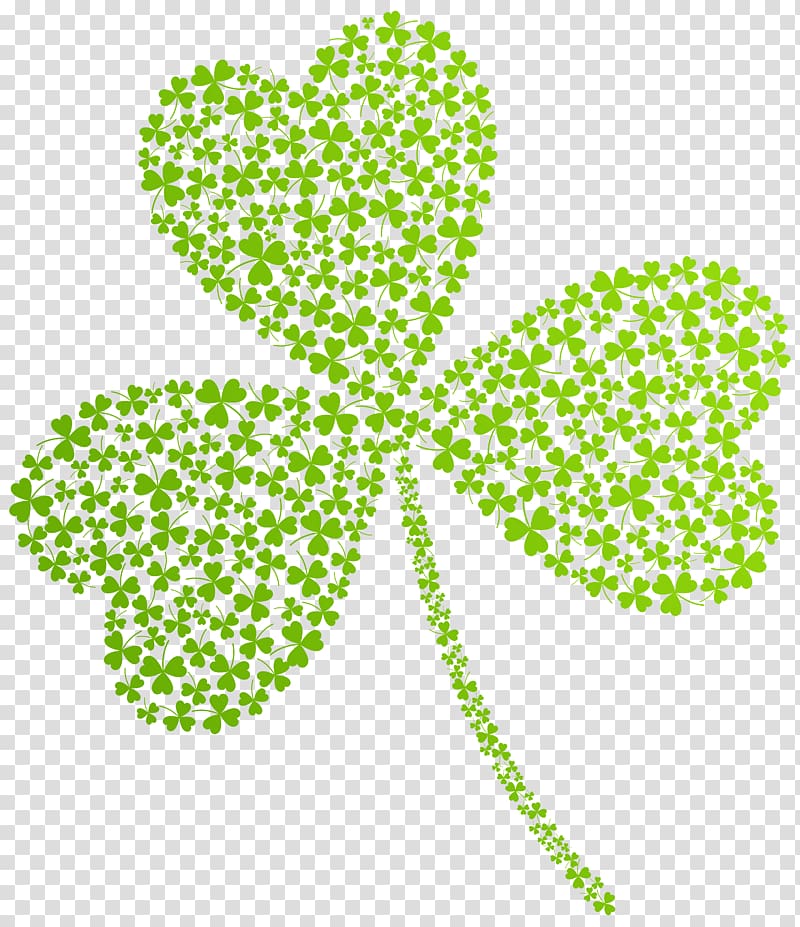 green clover leaf illustration, Saint Patrick\'s Day St. Patrick\'s Day Shamrocks , St Patricks Day Shamrock transparent background PNG clipart