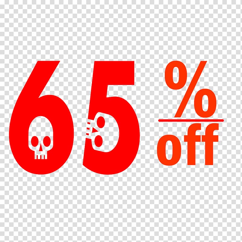Halloween 65% Discount Tag., others transparent background PNG clipart