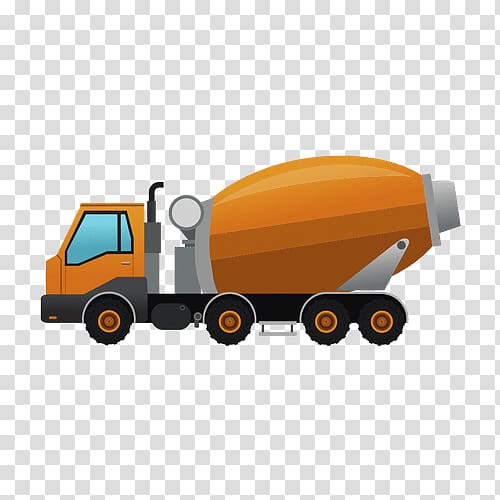 Car Commercial vehicle Cement Mixers Betongbil, car transparent background PNG clipart