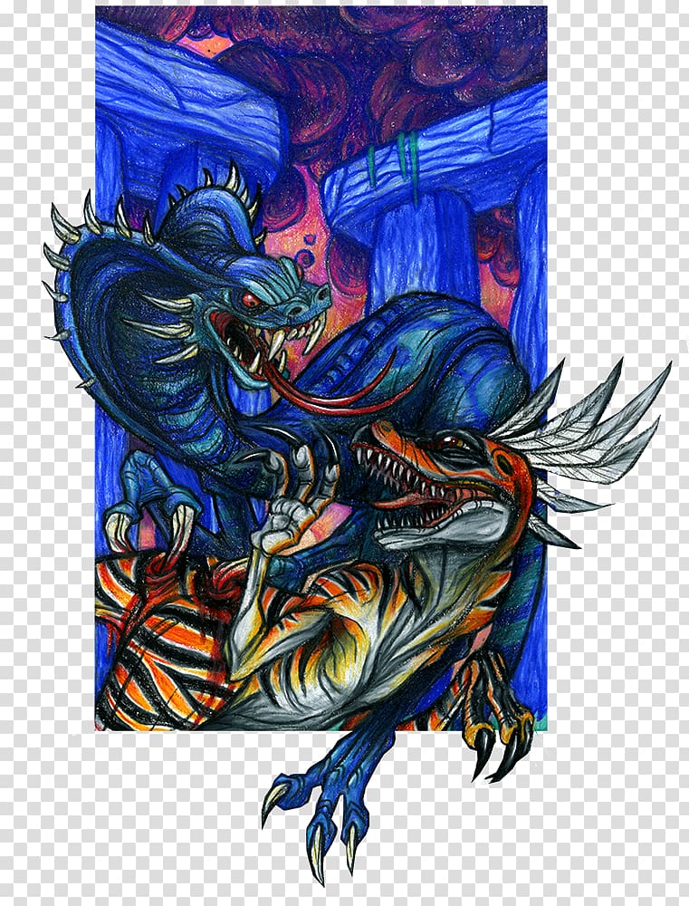 Legendary creature Dragon Art, rave party transparent background PNG clipart