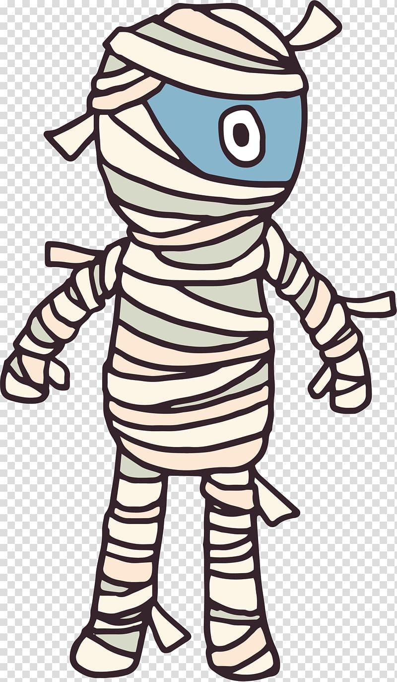 Bandage Dressing , A bandaged monster transparent background PNG clipart