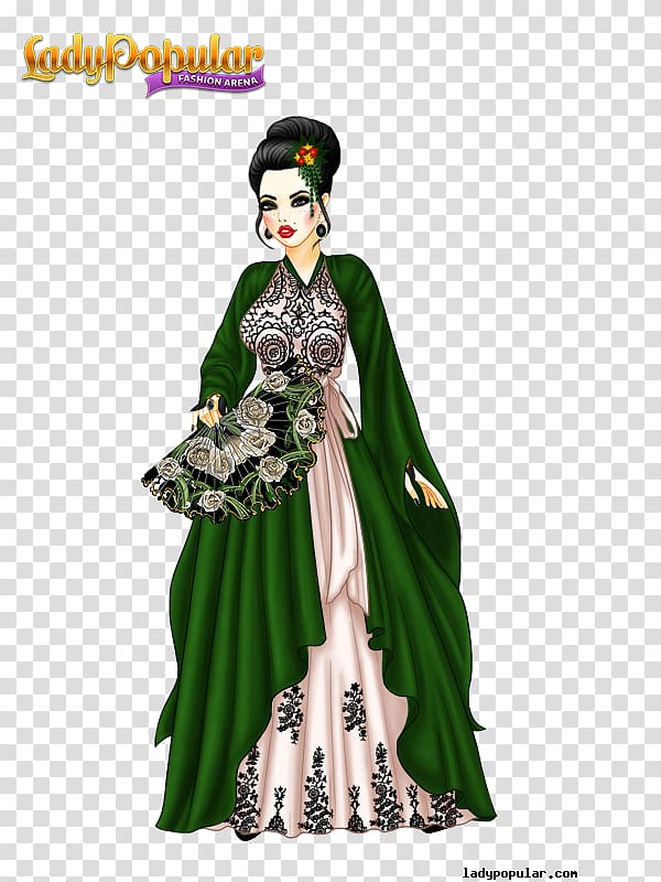 Lady Popular Fashion design Clothing Costume design, lady in gown transparent background PNG clipart