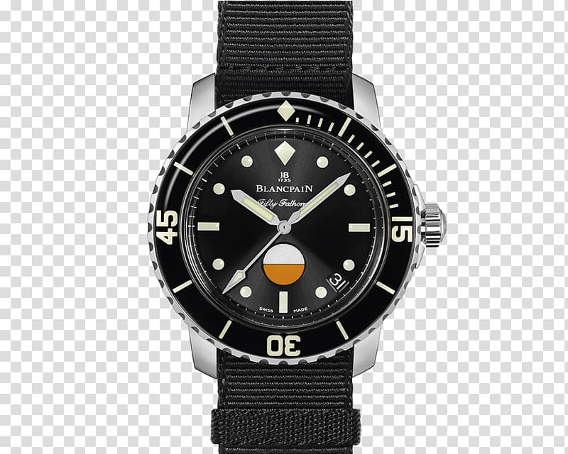 Blancpain Fifty Fathoms Watch Tissot Patek Philippe & Co., watch transparent background PNG clipart