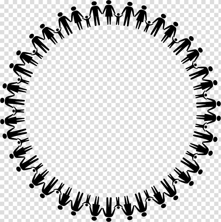 Circle Holding hands , holding hands transparent background PNG clipart