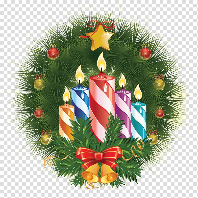 Birthday cake New Years Day Christmas Candle, Christmas candles creative transparent background PNG clipart