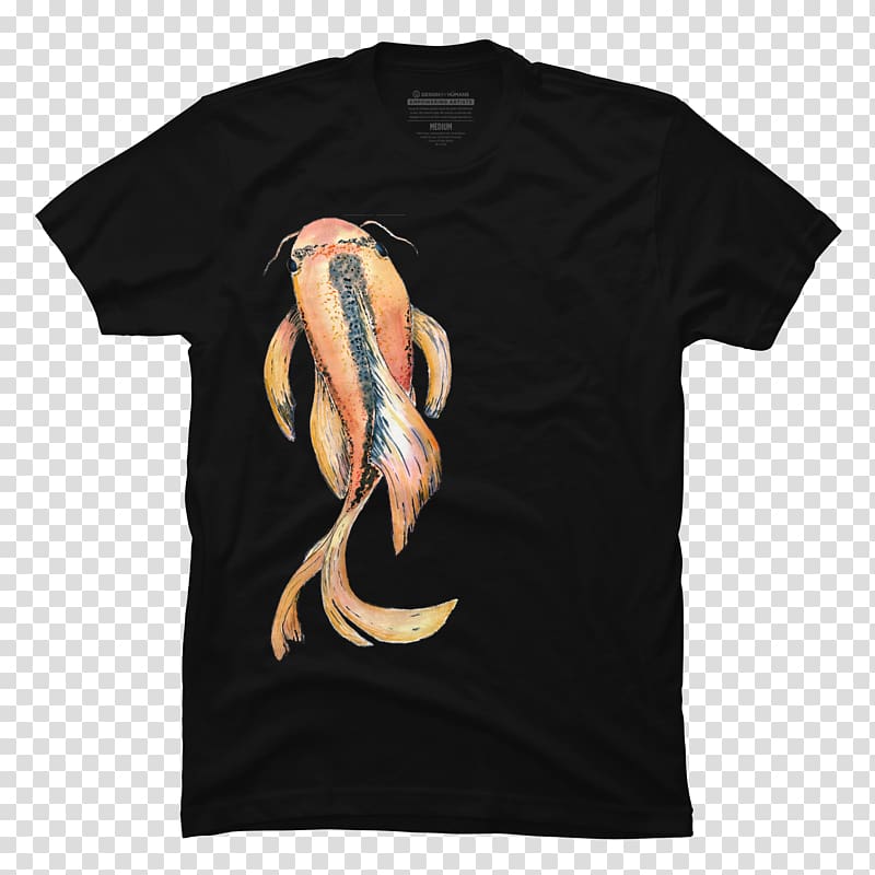 T-shirt E. Honda Hoodie Ken Masters, koi fish chasing transparent background PNG clipart