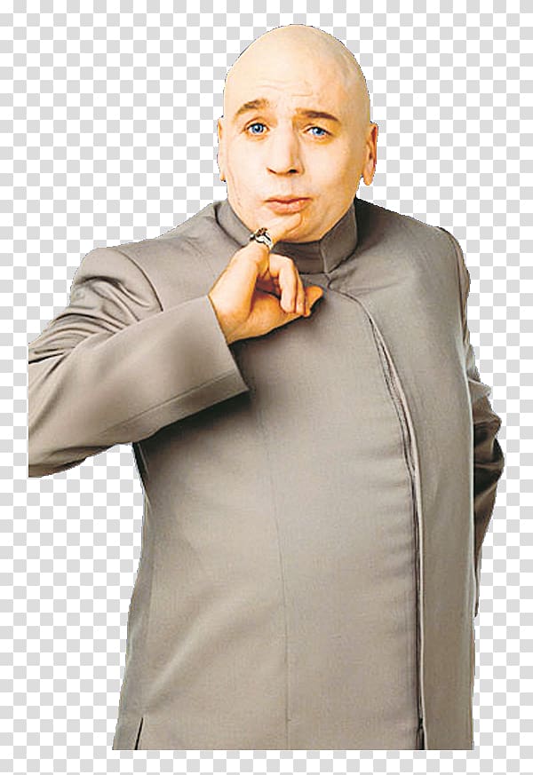 Dr. Evil Mini-Me Scott Evil Mike Myers Frau Farbissina, youtube transparent background PNG clipart