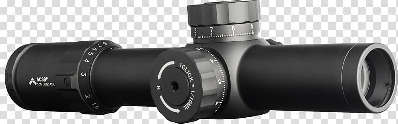 Telescopic sight Monocular Optics, Sniper scope transparent background PNG clipart