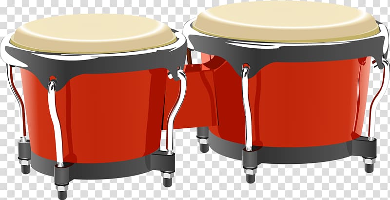 Bongo drum Percussion Musical Instruments Illustration, musical instruments transparent background PNG clipart