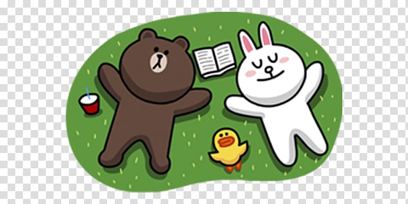 Line Friends LINE BROWN FARM Sticker, line transparent background PNG clipart