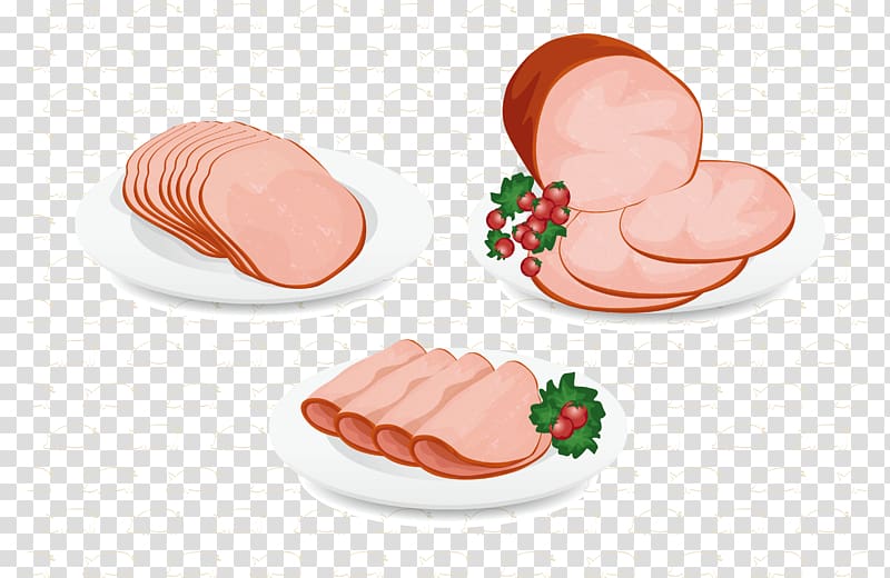 Ham and cheese sandwich Mortadella Breakfast Animation, Bacon transparent background PNG clipart
