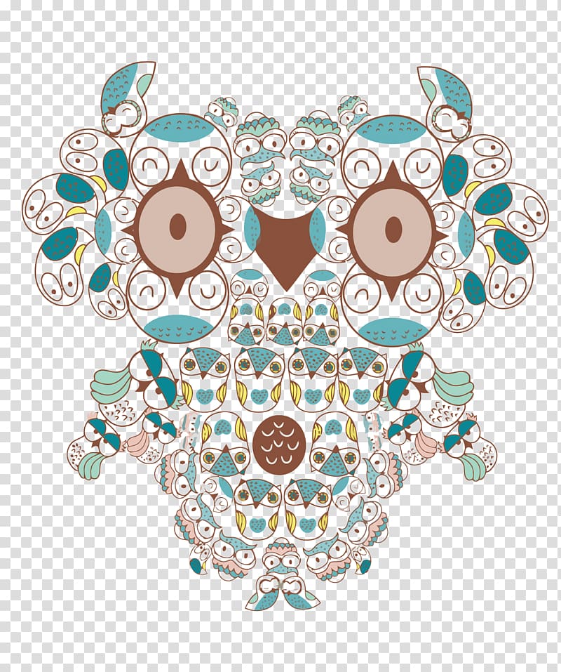 Owl Icon, Cartoon Owl transparent background PNG clipart