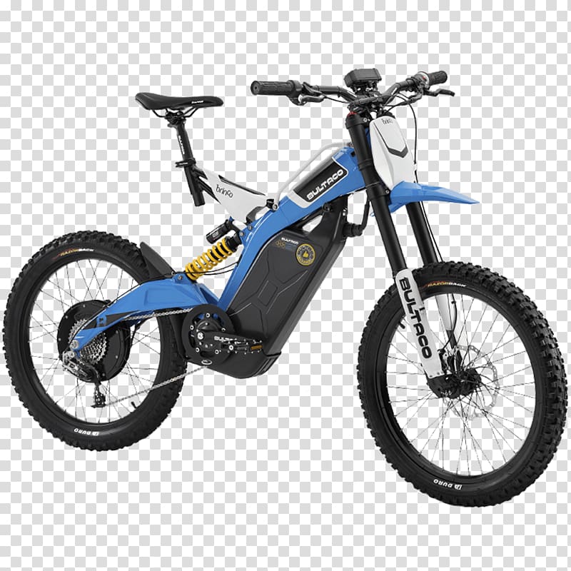 Motorcycle Electric bicycle Bultaco Mountain bike, electric motorcycle transparent background PNG clipart