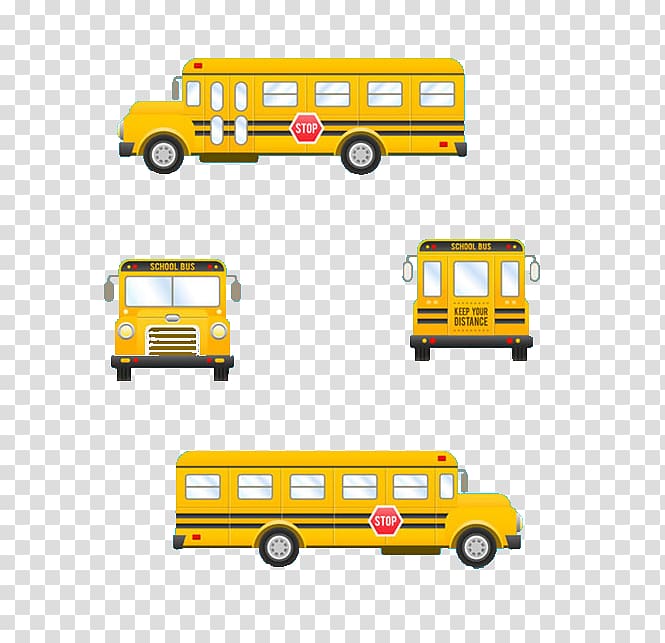 School bus Student, Yellow school bus transparent background PNG clipart