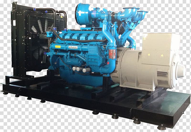Electric generator Architectural engineering Diesel engine Perkins Engines, engine transparent background PNG clipart