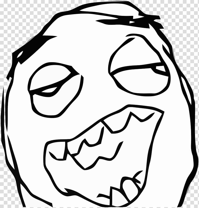 Trollface PNG transparent image download, size: 3508x2480px