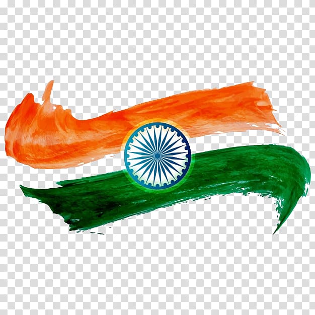 Flag of India National flag Indian independence movement, India, India flag painting transparent background PNG clipart