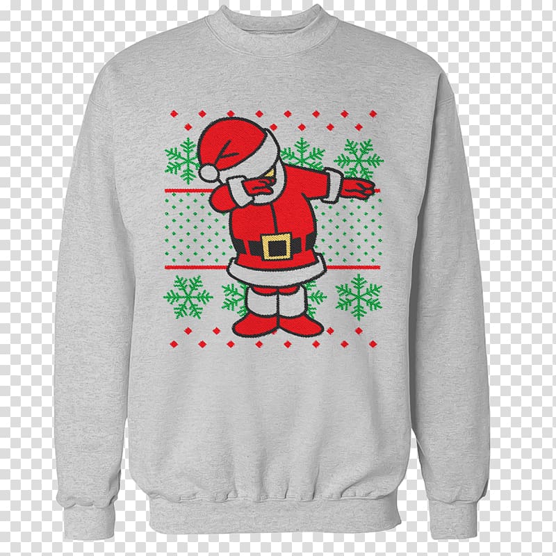 Hoodie Sweater Joke T-shirt Bluza, dabbing santa transparent background PNG clipart