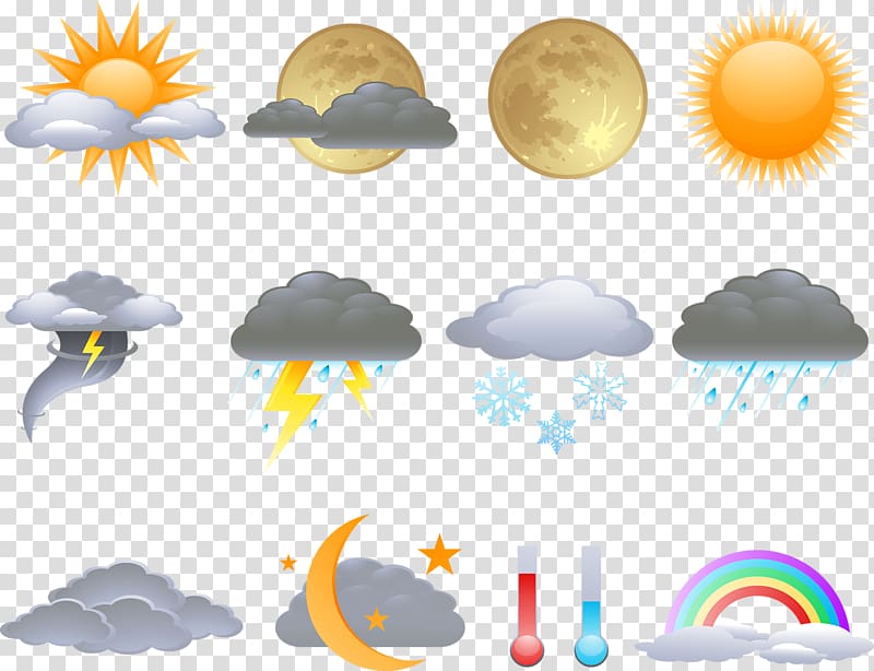 Weather forecasting Icon, Weather icon transparent background PNG clipart