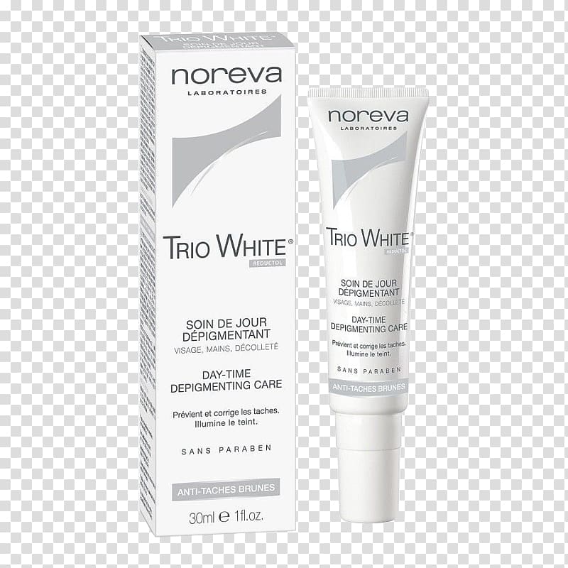 Noreva Trio A Intensive Depigmenting Treatment Lotion Cosmetics Skin care Noreva Actipur Anti-Imperfections Tinted Cream, white Cream transparent background PNG clipart