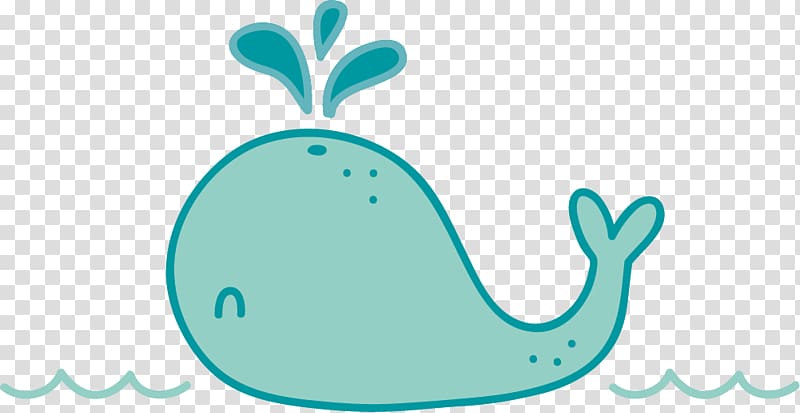 Cartoon Drawing Whale , Cartoon whale water jet transparent background PNG clipart