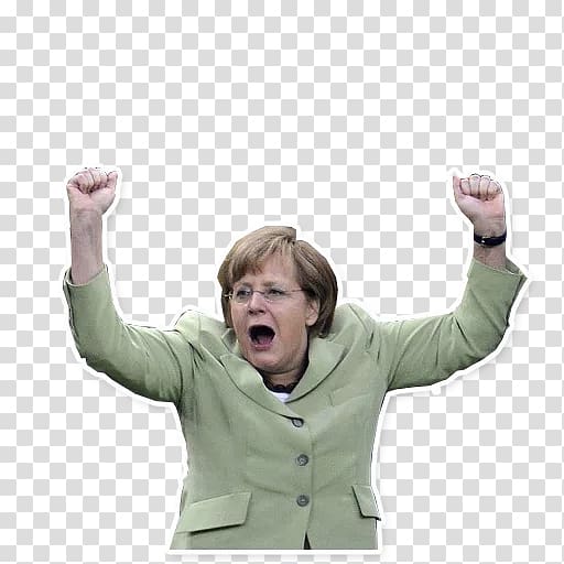Angela Merkel Sticker Telegram Portable Network Graphics Politician, merkel transparent background PNG clipart