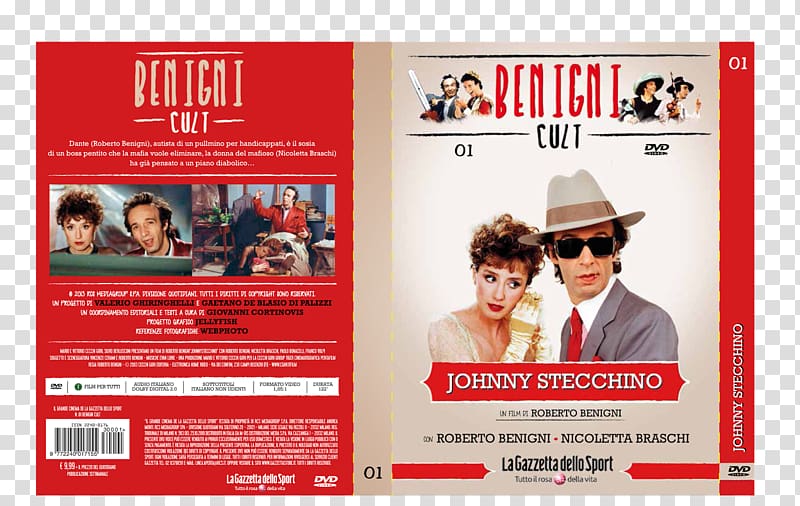 Film comico Streaming media Cinematography Tuttobenigni 95/96, Johnny Stecchino transparent background PNG clipart