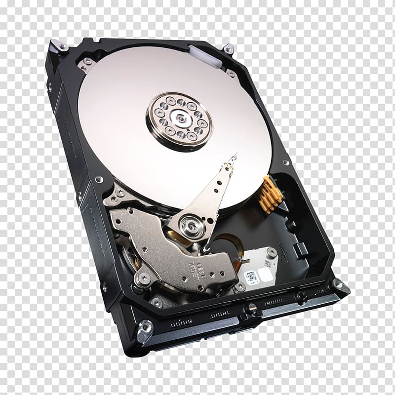Hard Drives Serial ATA Seagate Barracuda Terabyte Solid-state drive, hard disc transparent background PNG clipart