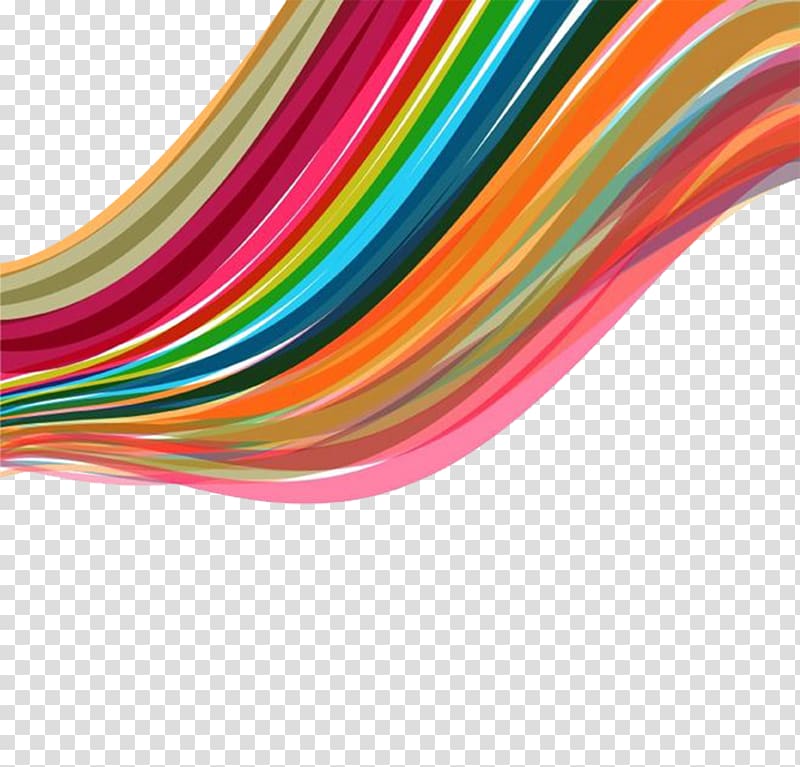 Color Line Rainbow Euclidean , Rainbow material free transparent background PNG clipart