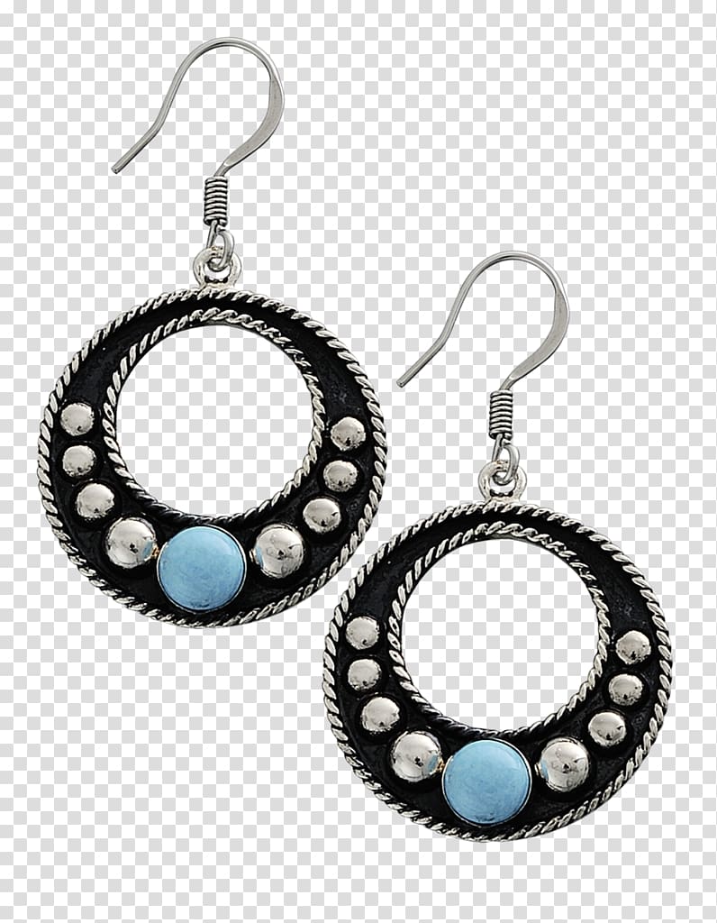Turquoise Earring Sterling silver Copper, jewelry accessories transparent background PNG clipart