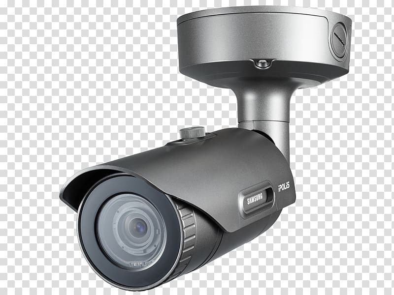Video Cameras Closed-circuit television Samsung 5Mp Ir Bullet Camera Camera lens, Dynamic Range Compression transparent background PNG clipart