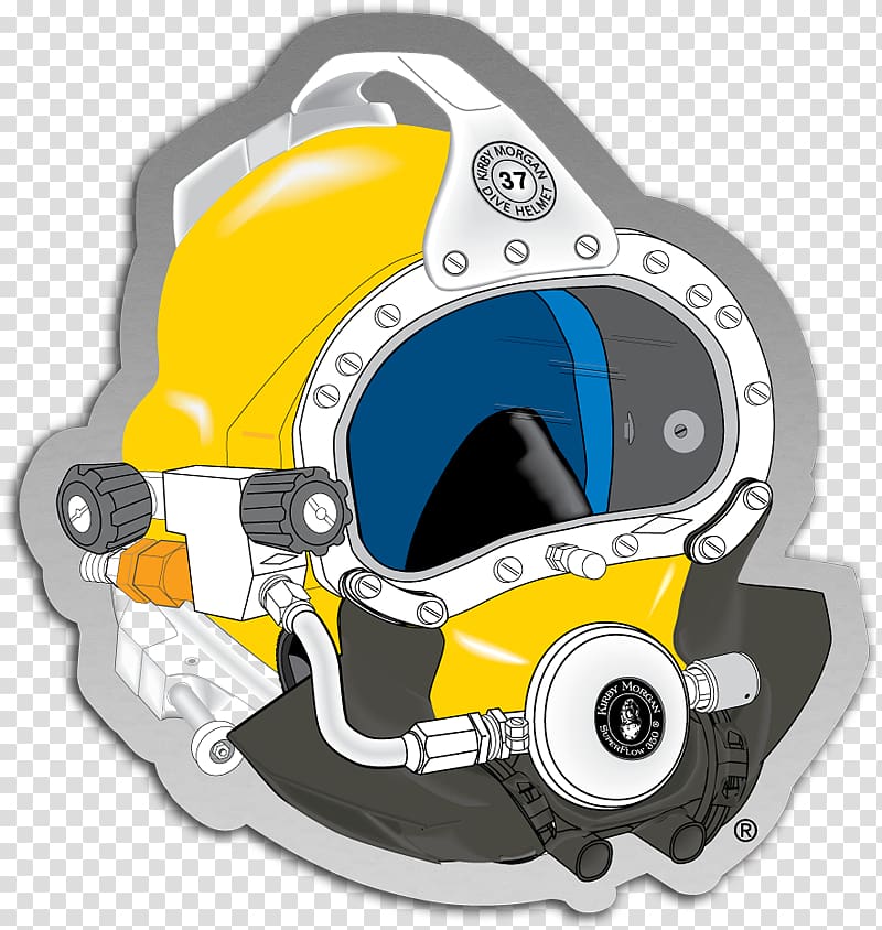 Kirby Morgan Dive Systems Diving helmet Underwater diving Scuba diving Full face diving mask, others transparent background PNG clipart