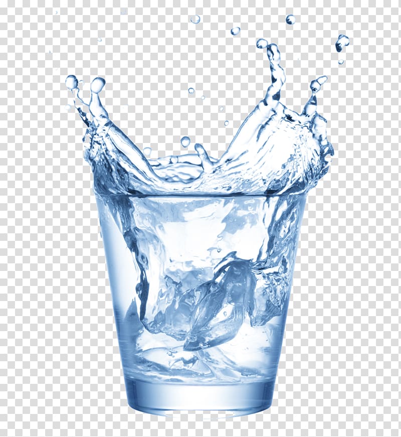 Water glass transparent background PNG clipart