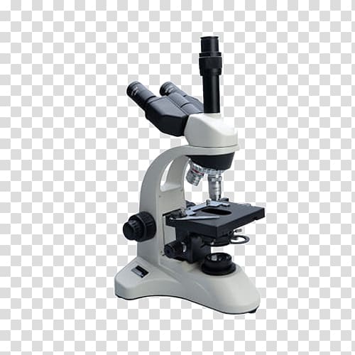 Microscope Biology Optics, Professional Biological Microscope transparent background PNG clipart