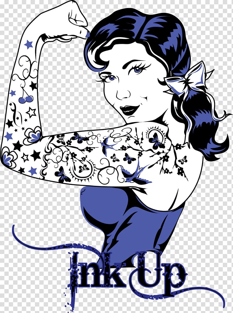 Old school (tattoo) Pin-up girl Tattoo ink, Vintage hot rod transparent background PNG clipart