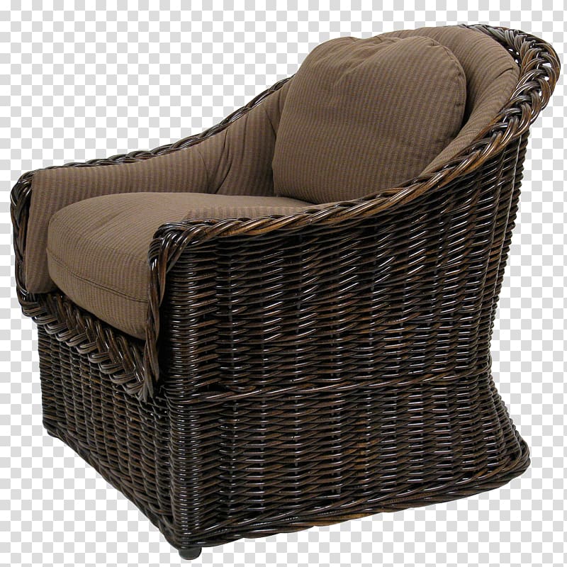 Chair NYSE:GLW Wicker Couch, chair transparent background PNG clipart