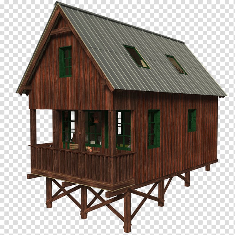 Loft House plan Tiny house movement Log cabin, cabin transparent background PNG clipart