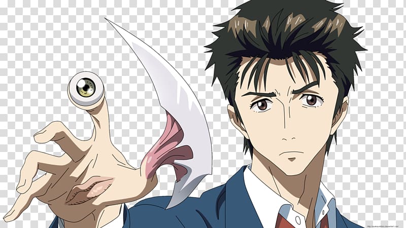 Parasyte Shinichi Izumi Anime Manga, Anime transparent background PNG clipart