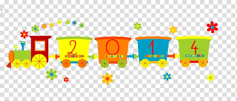 Calendar Child , Cartoon flying train transparent background PNG clipart