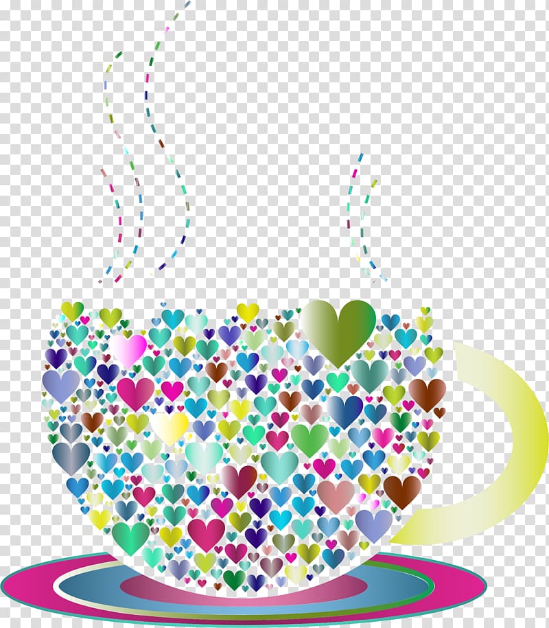 Coffee Drink Heart , croissant transparent background PNG clipart