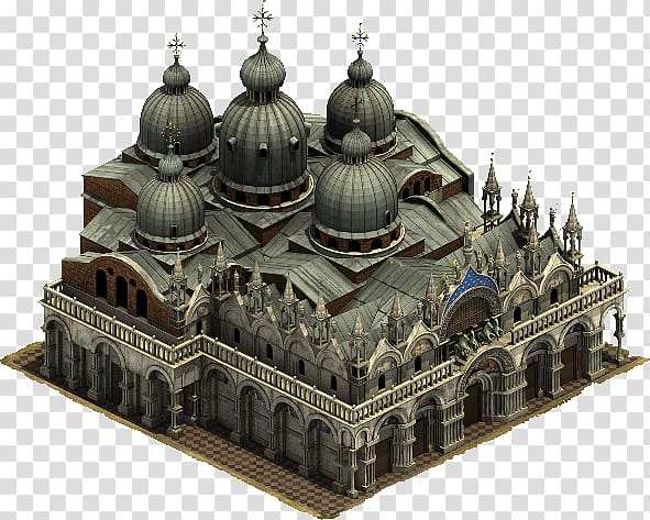 Saint Mark\'s Basilica Forge of Empires Hagia Sophia Saint Basil\'s Cathedral, Church transparent background PNG clipart