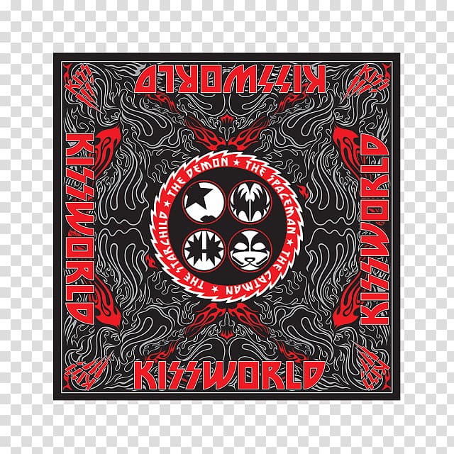 Kissworld Tour Logo Font, kiss transparent background PNG clipart